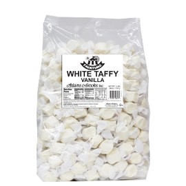 Fairtime Taffy Bulk White Candy for Candy Buffets, Vanilla Taffy, Vanilla Candy, Bulk Candy, Pinata Candy, Individually Wrapped Candy Kosher Candy, 3 Pounds of Candy