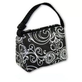 Paci Pouch BooginHead Black Flourish PaciPouch Pacifier Holder Bag Paci Pouch Baby Gift