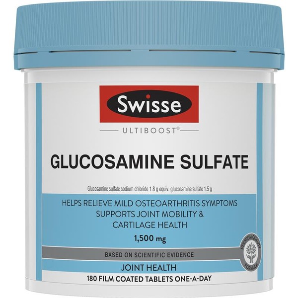 Swisse Glucosamine Sulfate 1500mg 180 Tablets