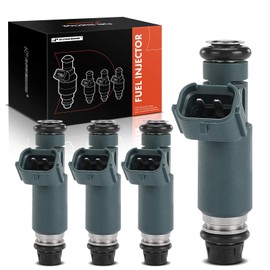 A-Premium - Juego de 4 inyectores de combustible compatibles con Altima, Sentra, 2002 2003 2004 2005 2006, 2.5L, reemplazo# 166008J010