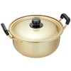 Akao Aluminum AZT04022 Utility Pot, 8.7 inches (22 cm), Aluminum