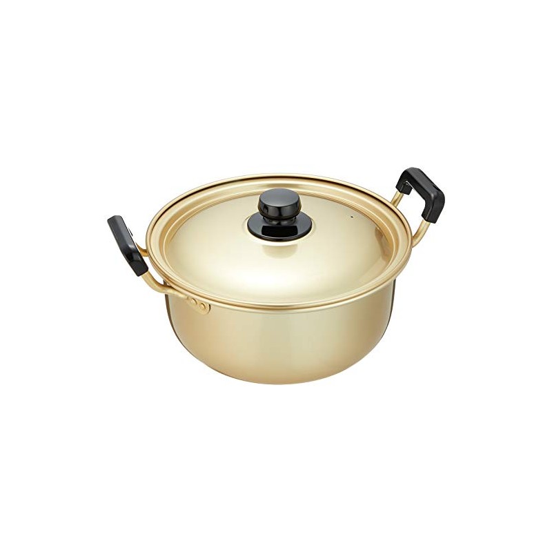 Akao Aluminum AZT04022 Utility Pot, 8.7 inches (22 cm), Aluminum