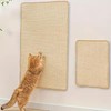 Durable Wall-Mounted Sisal Cat Scratcher Pad, Space-Saving Scratch Mat for
