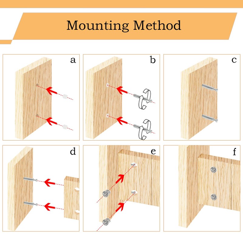 Flyshop 3 in 1 Furniture Connecting Cam Fitting with Dowel