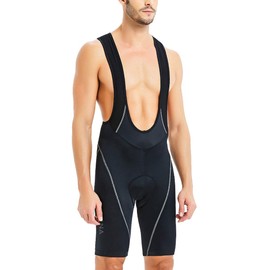 CATENA Men's Cycling Bib Shorts 4D Padded Bib Shorts Mountain Bike Clothing Cycling Shorts Cycling Shorts, Black-026