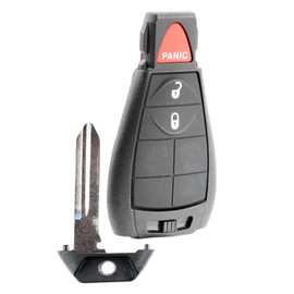 KeylessOption - Alarma de entrada sin llave para llave de coche para Dodge Ram, Jeep Cherokee GQ4-53T