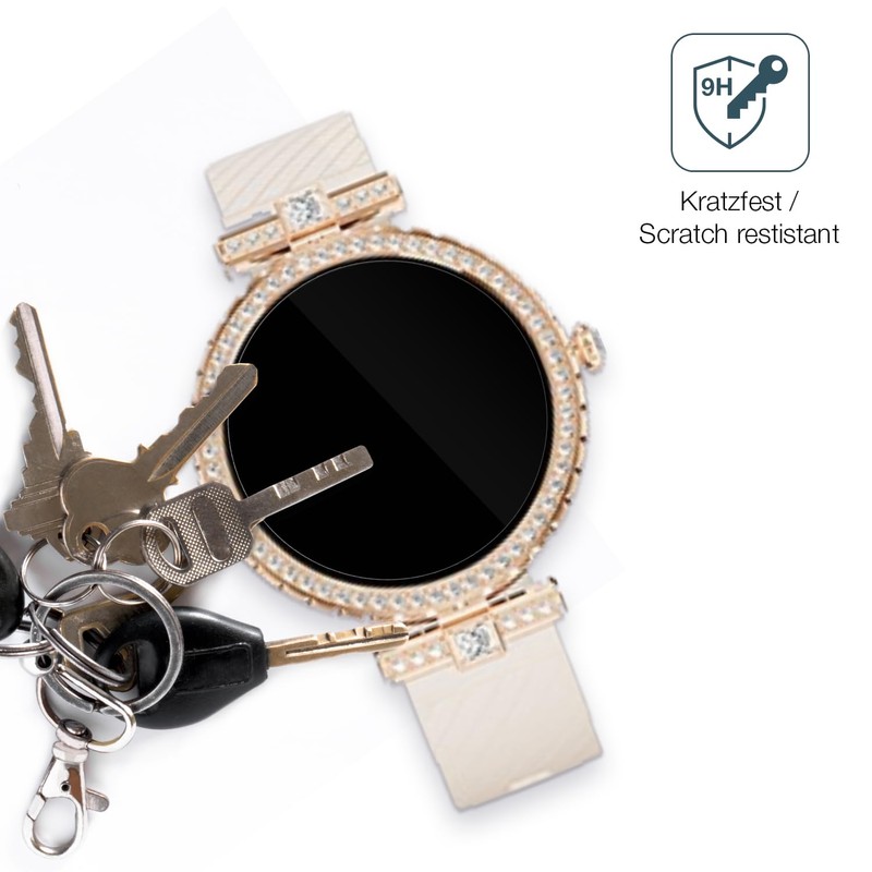 dipos I 2x Displayschutz 9H klar kompatibel mit FEELNEVER FV8