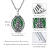 XIXLES Saint Patrick Necklace 925 Sterling Silver Patron Saint of