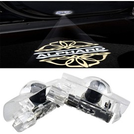 XZFLQ 2 Pcs Courtesy Lamp Toyota Alphard 30 Series Logo High Brightness LED Chip Courtesi Light Door Light Alphard ALPHARD LED Courtesi Lamp Toyota Alphard Logo 30 Series ALPHARD