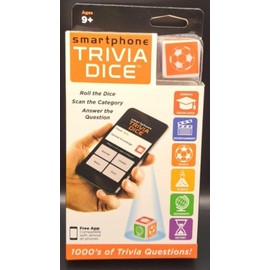 Continuum Games Smartphone Trivia Dice ~ Family Fun Icebreaker Game ~ Great Gift ~ Travel  Game