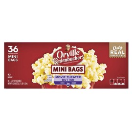 Orville Redenbacher's Movie Butter Microwave Popcorn, Mini Bags, 1.5 oz., 36 pk.