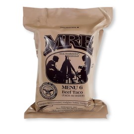 Ultimate 2018 US Military MRE Complete Meal Inspection Date January 2018 or Newer (Beef Taco)