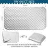 Oudain 2 Pieces Magnetic Ironing Mat Heat Resistant Ironing Blanket