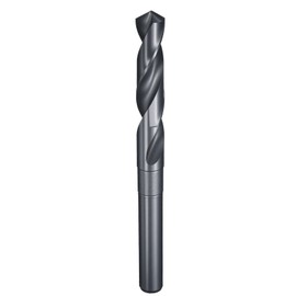 sourcing map 14.5mm Drill Bit 1/2" Reduced Shank Round 4341 High Speed Steel Nitriding Black 118° Standard Point for Plastic Wood Copper Aluminum Iron Medium Soft Metal