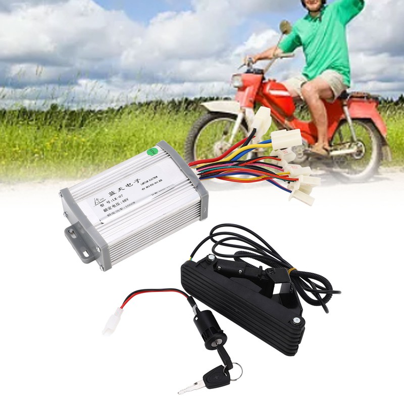 48V 1000w Brushed Motor Controller with Foot Throttle Pedal Electric