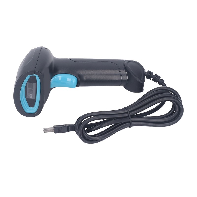 Wired Barcode Scanner High Accuracy Quick Response Smart Voice QR