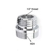 Vogueing Tool Faucet Adapter, 1/2" Thread Connector, Solid Metal Aerator