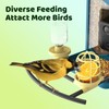 BIRDLEGEND Replacement Perch with Suet Ball Feeder and Water Feeder,