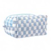 PAZIMIIK PAZIMIIK Checkered Makeup Bag for Purse Portable Zipper Make