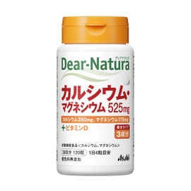 Dear-Natura Calcium Magnesium, 120 Tablets (30 Day Supply), Asahi Supplement, Made in Japan Factories