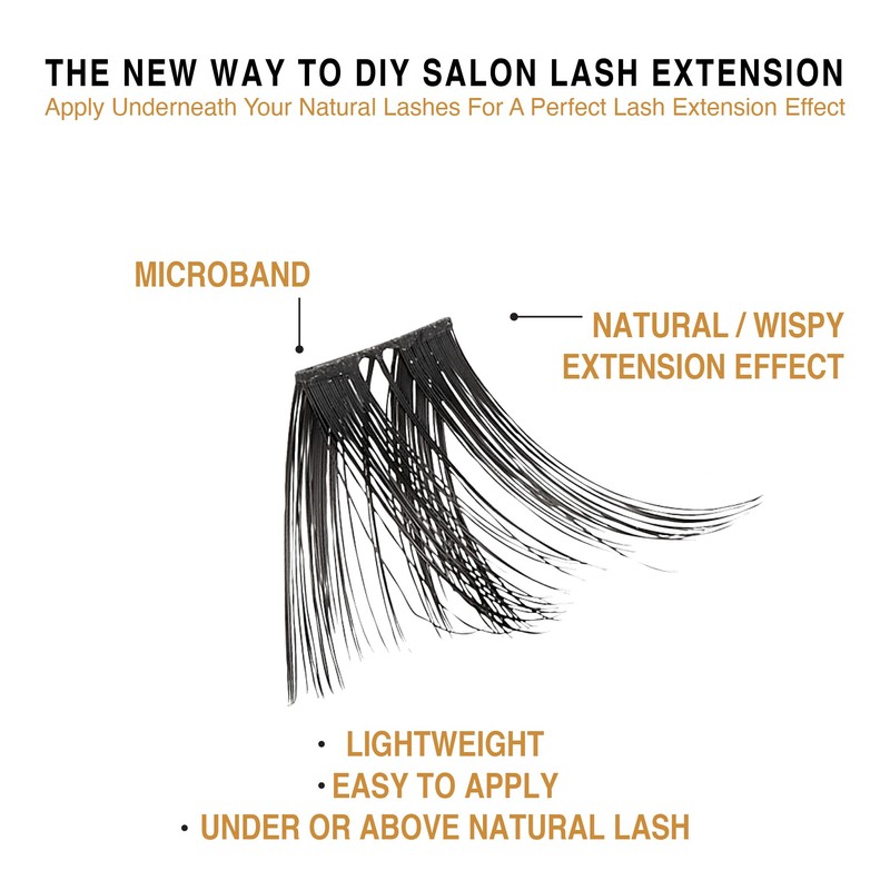VLuxe Extended False Eyelashes Faux Mink Featherlight Reusable Artificial Eyelashes