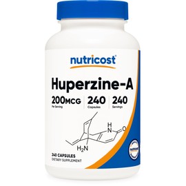 Nutricost Huperzine A Capsules 200mcg, 240 Capsules - Non-GMO, Vegetarian Friendly