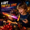 Rainbow Light-Up Space Sword Toy with Sound & Mist Effects
