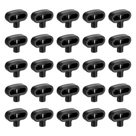 sourcing map 50pcs Pegboard U-Hook Lock Stop Locks, Pegboard U-Hook Security Locks, Anti Sweep Theft Stop Locks for Retail Shop and Shopping Center Pegboard Display, Black