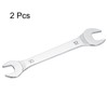 HARFINGTON 2pcs Super Thin Open End Wrenches Metric, 10mm x