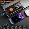 Portable Car Battery Jump Starter with Air Compressor, 4000A 12V