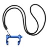 HERCHR Adjustable Swimming Nose Clip with Lanyard, Non Slip Split
