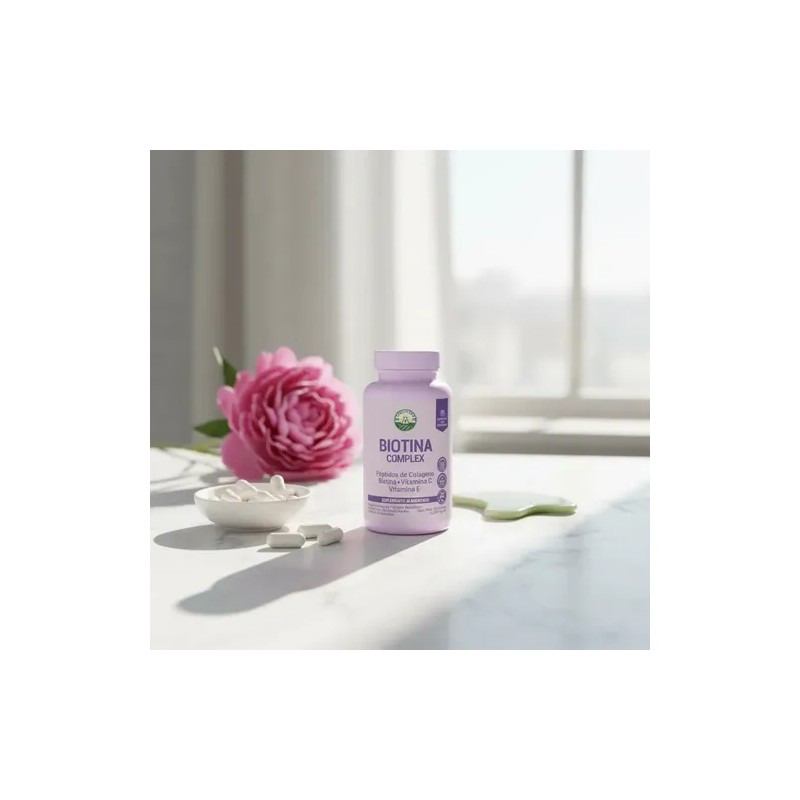 Biotina Complex Pasiguaro con Colágeno Hidrolizado, MSM y Vitaminas para