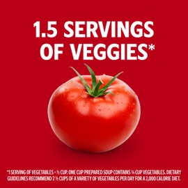 Campbell’s Condensed Heart Healthy Tomato Soup, 10.75 oz Can (12 Pack)