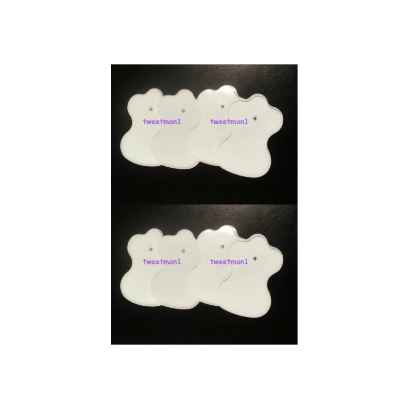 Electrode Pads (8) Plus Cables for Eliking Digital Massager Therapy