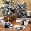 6 Rolls 30 Yard Winter Wired Ribbon 2 Inch Snowflake