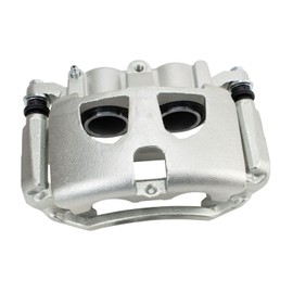 OKOVO Left Brake Caliper with Mounting Bracket Hardware Steel 2-Piston Qty for Ford for F450 SuperDuty 2005-2016 for F550 SuperDuty 2005-2016
