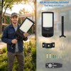 2 Pack Solar Street Lights Outdoor, 30000LM 6500K Motion Sensor