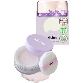 【Moisturizing for Sensitive and Dry Skin (Glow) 】skim (スキム) Lupo Serum Loose Powder [CICA Korea Non-crumbling, Glossy Skin Moisturizing TECA] 1 piece