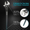 DURATECH 10-Inch Adjustable Construction Spud Wrench, Black Oxide Finish, CR-V