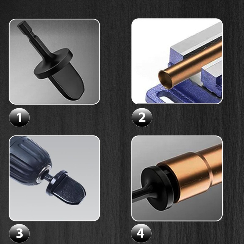 6Pcs Swaging Tool HVAC, Air Conditioner Copper Tube Swage Expander,