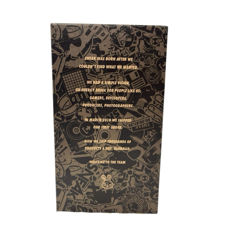 Sneak Energy Starter Pack - 9 Sachets & Monochrome Shaker