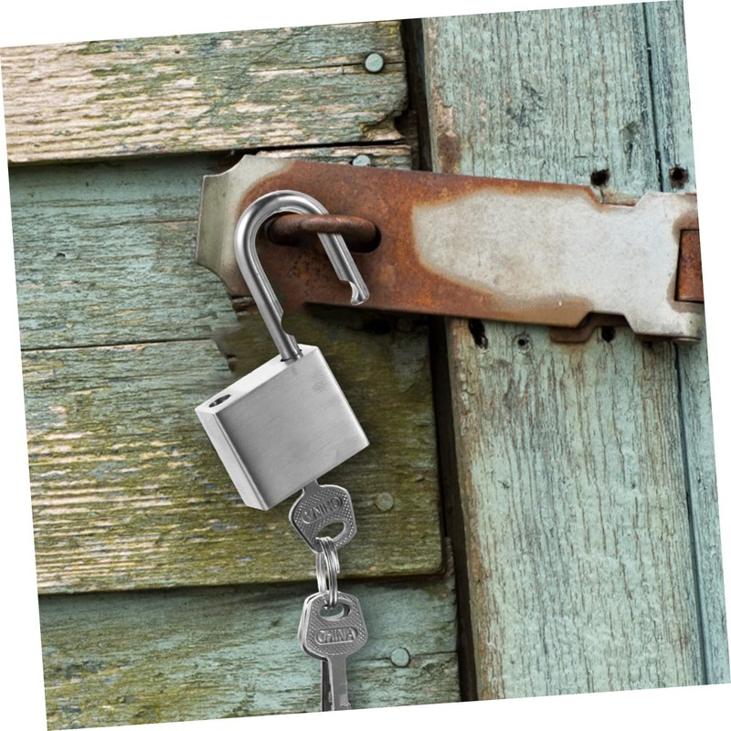 iplusmile Stainless Steel Padlock Luggage Locks Travel Door Lock Rust