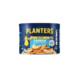 Planter's PLANTERS Salted Cashew Halves & Pieces, Party Snacks, Plant-Based Protein 8oz