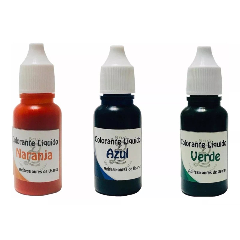 La Brujita Wax 4 Colorantes Líquidos Para Velas Concentrado. 15