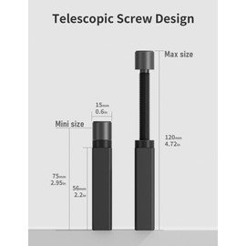 Graphics Card GPU Brace Support, Video Card Sag Holder Bracket, GPU Stand,Black,GH120K(75-120mm / 2.95-4.72in)