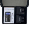 NTHPO One Speedy Intelligent Charger with Two Battery Storage Bags,