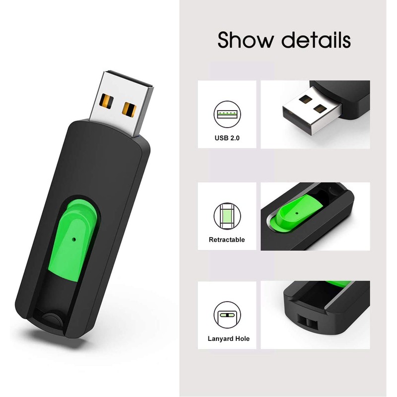 Aiibe 16GB USB Flash Drive 10 Pack 16GB Thumb Drive