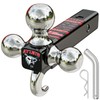 Ayleid Trailer Hitch Tri-Ball Mount with Hook & Pin Balls