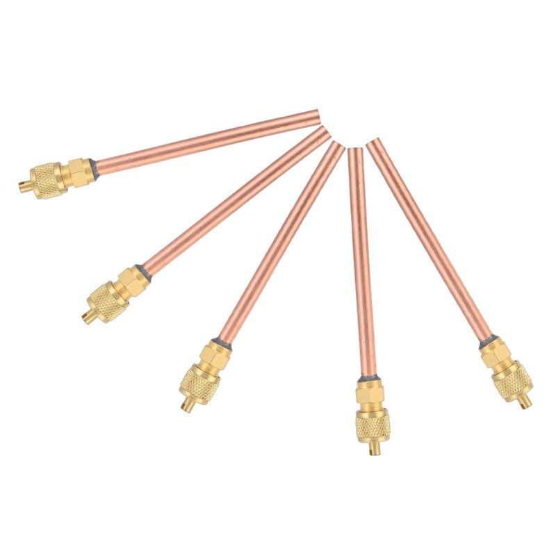 5Pcs Refrigerator Check Valve, Refrigerator Compressor, Copper Air Conditioner Conditioning