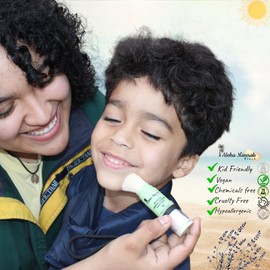 Solar Swipe Solar Swipe, Aloha Minerals Block Brush-On Mineral Powder Sunscreen For Face, SPF 50, Water Resistant, Broad Spectrum, Natural Mineral Blend, Oil Abrosbent, Tropical Scent, Carrot Seed Extract, 0.21oz